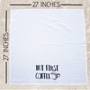 In Coffee We Trust Kitchen Towel - Extra large flour