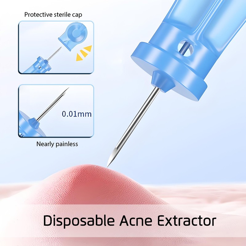 8PCS Blackhead Remover Tools,Stainless Steel,whitehead pimple acne Removal,clean tools