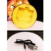 Omeet Colorful LED Lotus Buddhist Lamp, Gradient Buddha Light for