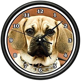 SignMission Beagle Puggle Wall Clock Dog Doggie pet Breed Gift