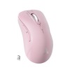 SOLAKAKA SM66 Pink Silent Dual Mode 2.4GHz Wireless Mouse, Adjustable