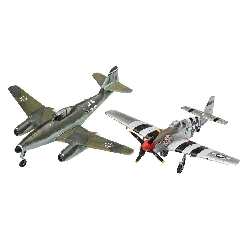 Revell RV03711 03711 Combat Set Me262 & P-51B Mustang Plastic