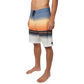 O'NEILL Hyperfreak - Bañador para hombre, resistente al agua, elástico, 21 pulgadas de largo, Azul Polvo / Hyperfreak Lincoln, 28