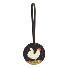 Vera Bradley Women's Novelty Luggage Tag Travel Accessory, Chanticleer, One Size