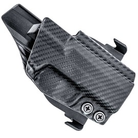 Concealment Express OWB Paddle Holster fits FN 509 CC Edge | RH | CF BLK KYDEX | USA Made | Rounded Gear