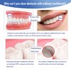 Premium Denture Cleaning Brush Set with Multilayer Bristles and Ergonomic