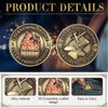 Landical 24 Pcs Dumpster Fire Challenge Coin Sets Christmas Employee