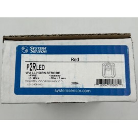 System Sensor LED Horn Strobe P2RLED Red Fire Alarm Light Genuine OEM Device