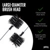 Brushtech Dryer Vent Cleaning Brush - 10-Foot Flexible Duct Cleaning