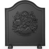 Firebacks for Fireplace,Cast Iron Fireback with Feet,Fireplace Back Plates,Heat Insulation