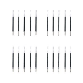 [Set of 20 Refills] Tombow Pencil, Ballpoint Pen Refills, BR-SF33, Black, 20 Pens + Sticker with Original Logo