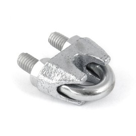 SET 10m steel wire rope galvanised 4mm strand: 6x7 + 6 clips + 2 turnbuckles hook-eye - many sizes avaliable