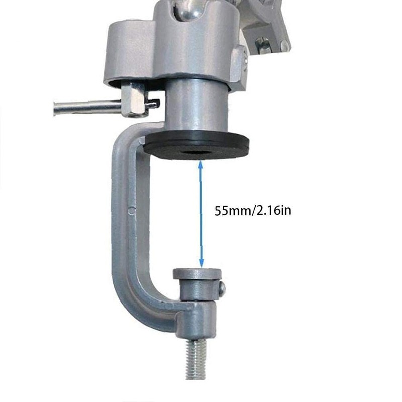 ANCLLO Universal Mini Vice Pivoting Multi-angle Vice Aluminum Vise Tool