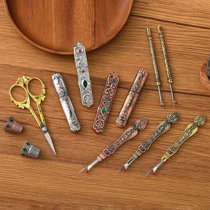 Needle Storage Vintage Sewing Needles Holder Portable Sewing Storage Case