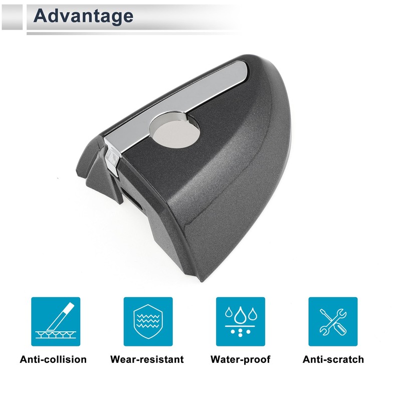 RATCHROLL Front Left Door Handle Lock Cylinder Cover for Toyota