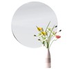 DARENYI 12 inch Glass Round Mirror with Adhesive Tapes, Frameless