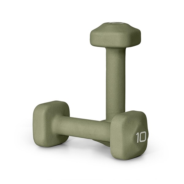 Tone Fitness 10 lb Neoprene Dumbbell Pair for Home Workouts