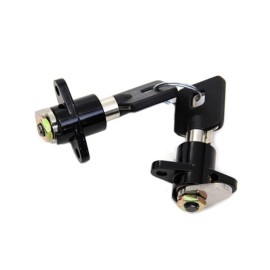 V-Twin 49-1005 Black Saddlebag Lock Set w/ Keys for Harley OEM Saddlebags