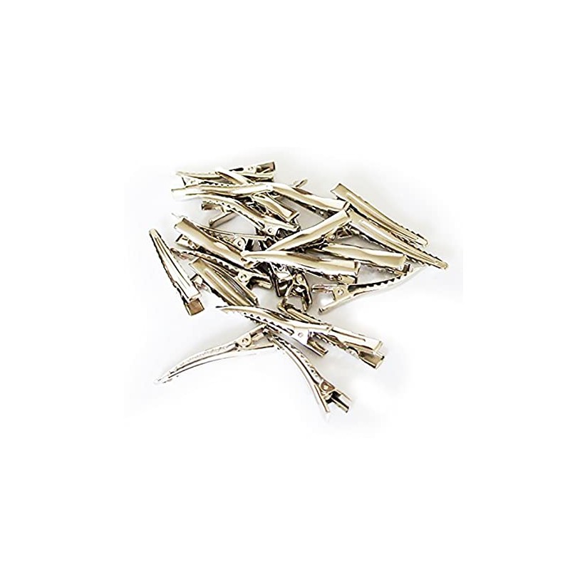 Alligator Crocodile Hair Single Prong Clips 4cm - Pack of