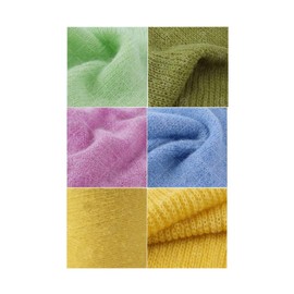 6 Balls Angora Mohair Wool Yarn Soft Fingering Baby Mohair Cashmere Hand Crochet Yarn for Knitting DIY Scarf Sweater Thread Yarn 300g (A Withered Green)