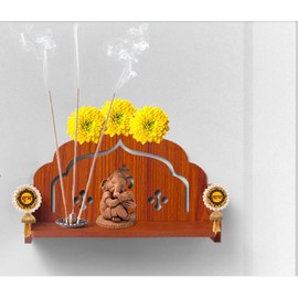 Shubh Labh Wall Main Door Sticker Hanging for Religious Ritual Festival Diwali Pooja Poojan Home Temple Office Décor Decoration and Gifting New (Golden)