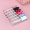 COSIDEA 25pcs Refillable Light Blue Empty 6ml Lip Gloss Tubes