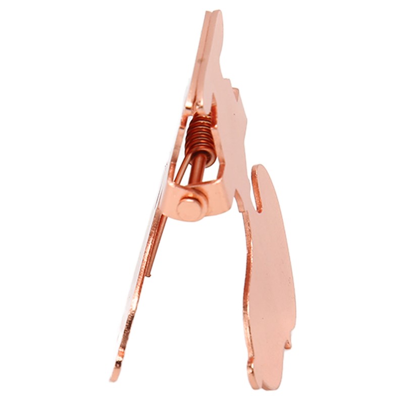 10pcs Metal Binder Clips Innovative Cartoon Cute Shape Electroplated Rustproof