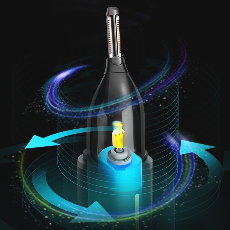 Nose Hair Trimmer Alloy Floating Blades Perfect Fitting Face Electric