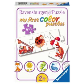 Ravensburger Children's Puzzle - 03007 All My Colours - My First Colour Puzzle with 6 x 4 Pieces - Puzzle for Children from 2 Years