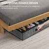 homyfort 32 Pairs Shoe Organizer Under Bed, Underbed Shoe Storage