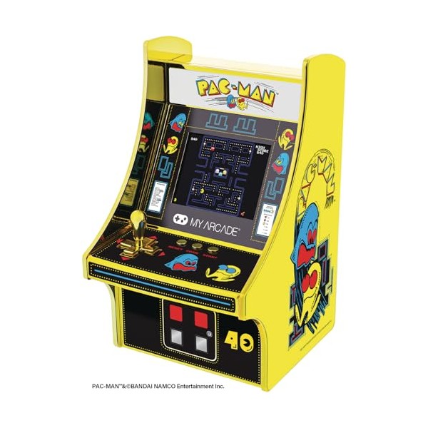 My Arcade Pac-Man 40th Anniversary Micro Player, Fully Playable, 6.75