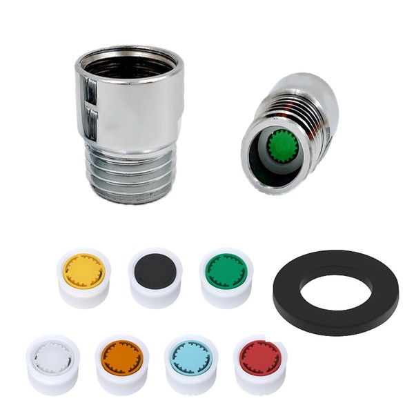 7pcs Shower Flow Reducer Limiter Set, Water Flow Saver Adapter