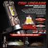 MUEYNIUK Upgraded H4/HB2/9003 Light Bulbs, 36000LM Super Bright 6500K 800%