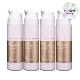 Jilgyeongi Jilgyeongyi Women's Cleansing Daily Eco Wash Gold Foam 150g x 4 pcs