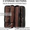 EVERPRIDE Chef Knife Bag Holds 20 Knives PLUS Large Zippered