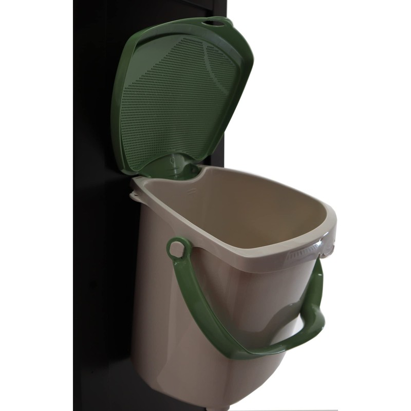 WC Redmon Sure-Close Kitchen Food Scrap Pail Lid, TAN- ECO
