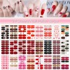 DANNEASY 24 Sheets Valentine's Day Nail Polish Strips Full Nail