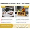 KuraHouse Bamboo Bread Box with Sliding Lid – Large Bread
