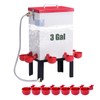 3 Gallon Chicken Waterer,Stainless Steels Automatic Chicken Waterer Feeder with
