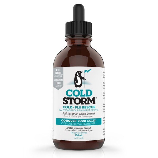 Strauss Naturals Cold Storm, Cold & Flu Rescue (Relief within 48 hours), Arctic Cherry, 100ml / Arctic Cherry