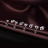 Men Diamond Earrings Screw Back Earrings CZ Diamond Earrings for