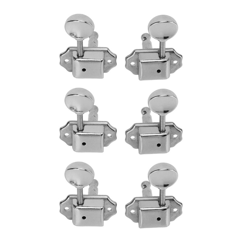 6 Pcs String Tuning Pegs 3L3R High Strength Metal Machine