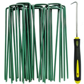 Artificial Turf Pins, Artificial Turf Mat, For Rolls, Fixed Pins, U-Shaped Pins (Set of 30)