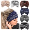 AQOKKA Extra Wide Headbands for Women Large Turban Headband Non