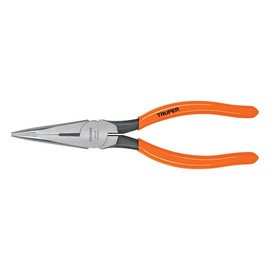 Truper T203-8, Pinza punta y corte 8", mango de vinil