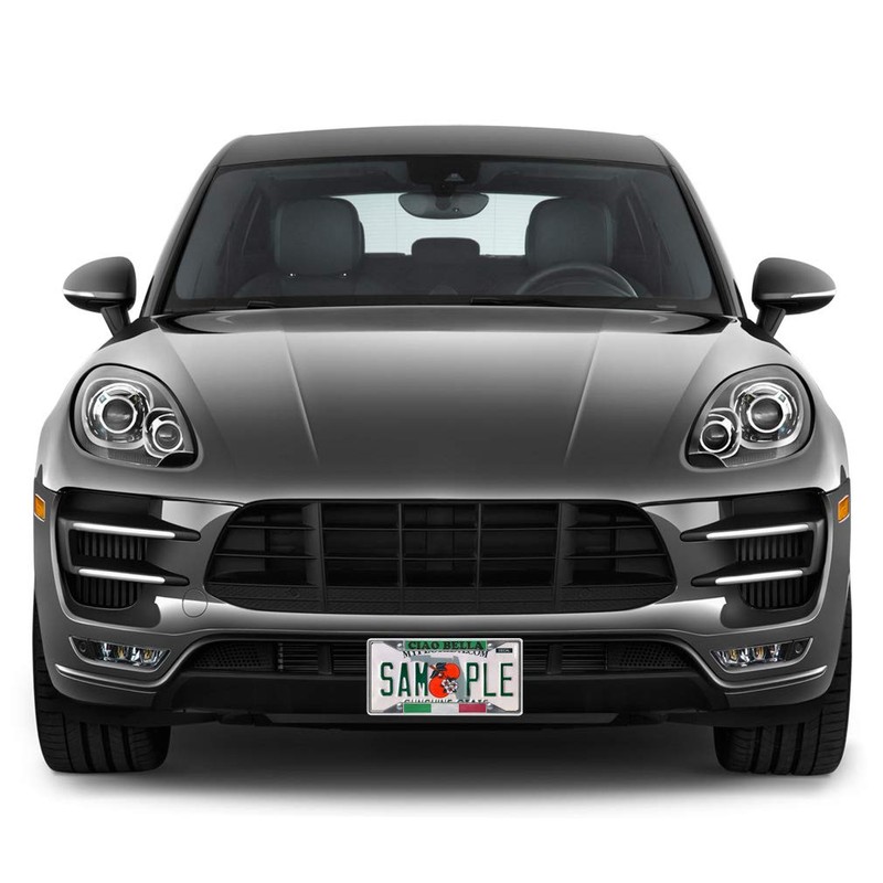 Fastasticdeals Metal Insert License Plate Frame Ciao Bella with Italian