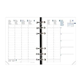 Quo Vadis Compact Pocket Organiser Refill Weekly 11.5 x 16 cm Year 2021-2022