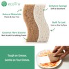 12 Pack Natural Kitchen Sponges, Compostable White Cellulose & Organic
