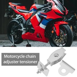 eMagTech 2Set Motorcycle Accessories Chain Tensioner Tension Adjuster Rear Wheel Chain Tensioner Tool Compatible With Honda CBR125 2011-16