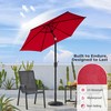 Yaheetech Patio Umbrella, 7.5FT Outdoor Table Market Umbrella with Push